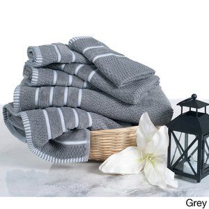 100% Cotton 600 GSM Rice Weave 6-piece Towels
